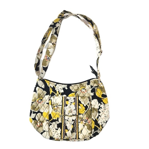 Vera Bradley Cassidy Bag Dogwood Quilted Floral Crossbody Purse Boho Lightweight - Picture 2 of 12